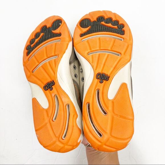 Cudas Gray Orange Tan Water Shoes Sz 8 - Picture 6 of 8